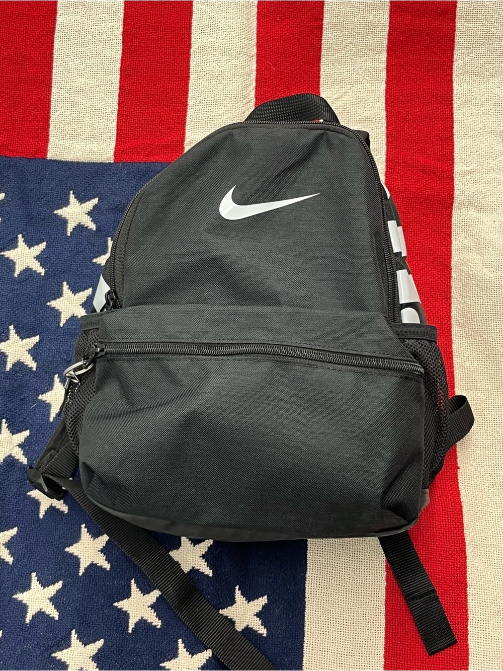 Nike Brasilia Just Do It Black Mini Backpack